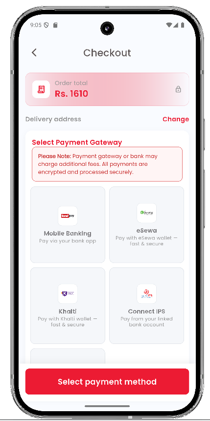 Retailer checkout